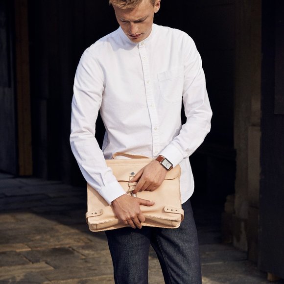 NWOT Skagen water resistant canvas messenger bag / briefcase - Picture 11 of 11